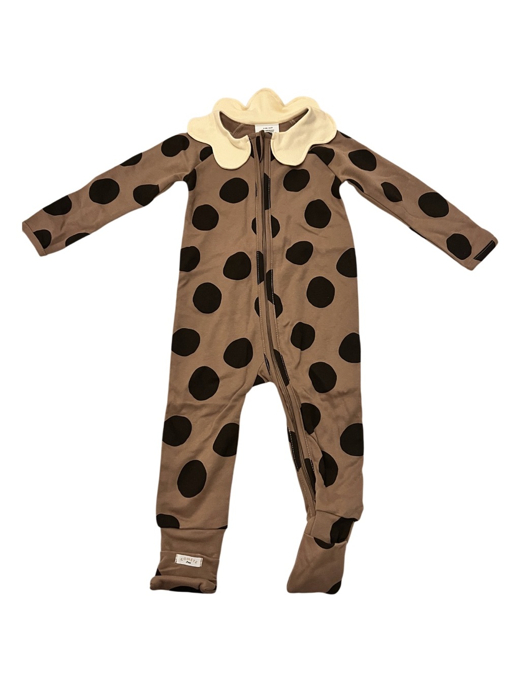 Comete Paris Organic Cotton One Piece Suit/Pajama Size 0-3 Month NWT